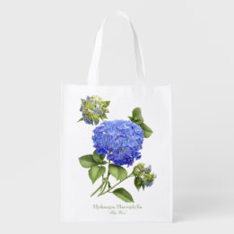 Sac Réutilisable Blue Hydrangeas