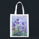 Sac Réutilisable Claude Monet - Lilac Irises / Iris Mauves<br><div class="desc">Lilac Irises / Iris Mauves - Claude Monet,  1914-1917</div>