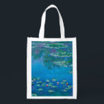 Sac Réutilisable Claude Monet - Lilies d'eau 1906<br><div class="desc">Claude Monet - Water Lilies 1906 Célèbre peinture artistique.</div>