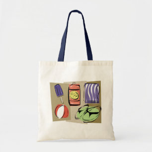 Sac réutilisable d'accessoires de plage