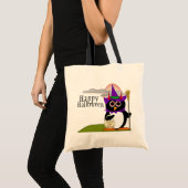Sac réutilisable de Halloween de des bonbons ou un (Devant (produit))