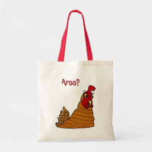 Sac réutilisable de poule mignonne de bande