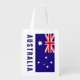 Sac Réutilisable Drapeau australien de sac d'épicerie de
