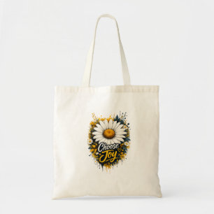 Sac réutilisable économique à fleurs de marguerite