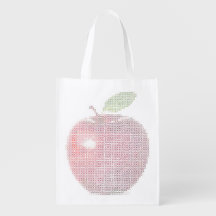 Point croisé Apple Fourre-tout réutilisable de