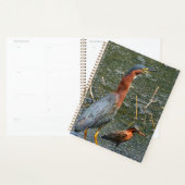 Sac réutilisable pour épicerie Green Heron (Devant avec enveloppe)