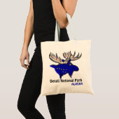 Sac réutilisable pour wapitis du parc national du (Devant (produit))