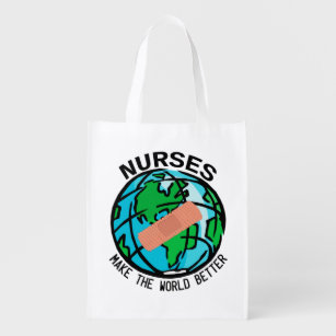 Sac Réutilisable Sac de Reuseable du monde d'infirmières