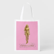 Unshakable Tote: Soraya in Gold & Pink