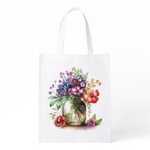 vase de fleur Sac d'alimentation réutilisable