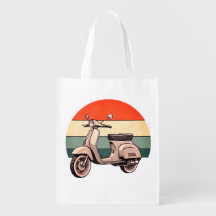 Vintage, rétro, scooter, mofa, cuillère, scooter