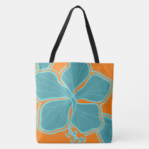 Sac réversible hawaïen de plage de ketmie de