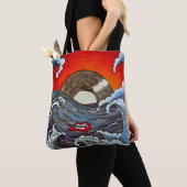 Sac Rocking Waves Tote (De près)