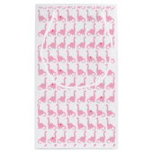 Sac rose de cadeau de dinosaure (Dos)