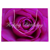 Sac rose de cadeau de joyeux anniversaire (Devant)