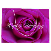 Sac rose de cadeau de joyeux anniversaire (Dos)