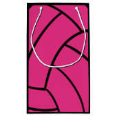 Sac rose de cadeau de volleyball (Dos)