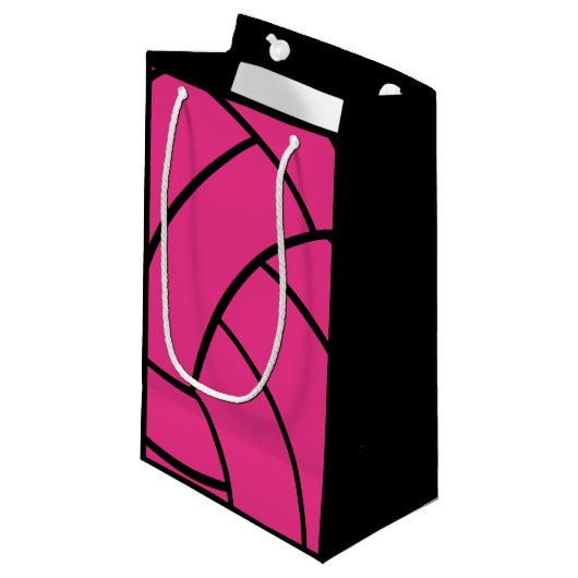 Sac rose de cadeau de volleyball (Devant Angle)