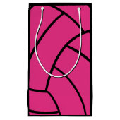 Sac rose de cadeau de volleyball (Devant)
