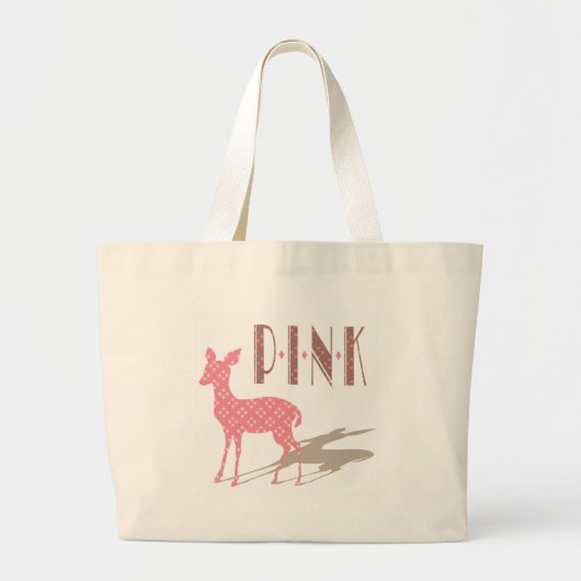 Sac rose de conception de Bambi (Devant)