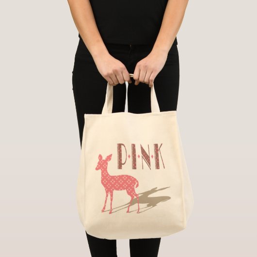 Sac rose d'Eco d'épicerie de Bambi (Devant (produit))