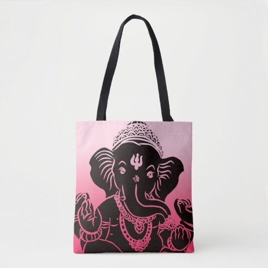 Sac rose/Fourre-tout d'Ombre Ganesh (Devant)