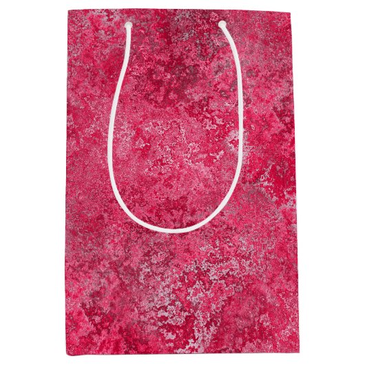Sac rose rouge de cadeau (Devant)