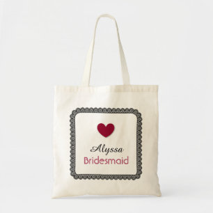 Sac rouge V02 de mariage de demoiselle d'honneur