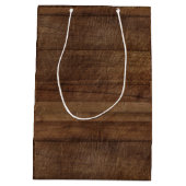 Sac rustique de cadeau de Noël de pot de maçon (Dos)