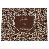 Sac Sac Cadeau Brun de Girafe (Devant)