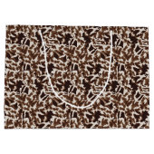 Sac Sac Cadeau Brun de Girafe (Dos)