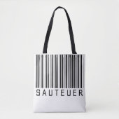 Sac "SAUTEUR" Code barre noir (Devant)