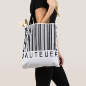 Sac "SAUTEUR" Code barre noir (De près)