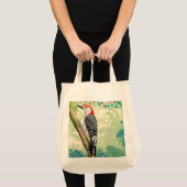 Sac sauvage d'oiseau de pivert gonflé par rouge (Devant (produit))
