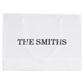 Sac Shopping avec Numéral Romain et Nom (Dos)