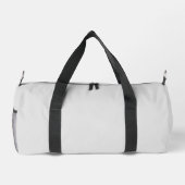 Sac simple gris clair petit Duffel imprimé D.Bags (Verso)