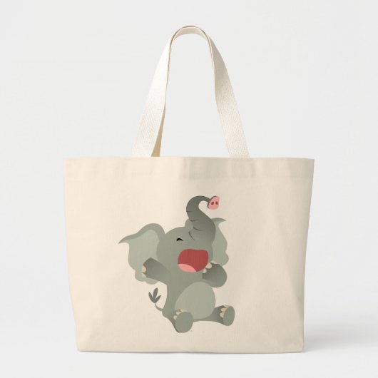 Sac somnolent mignon d'éléphant de bande dessinée (Devant)