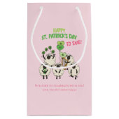 Sac St Patrick jour de brebis irlandaises rose et (Dos)