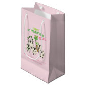 Sac St Patrick jour de brebis irlandaises rose et (Devant Angle)