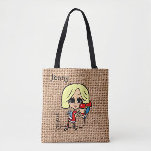Sac Styliste de cheveux personnalisées Caricature 
