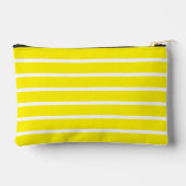 Sac Sunny Jaune & Blanc Stripe Voyage & Maquillage (Verso)