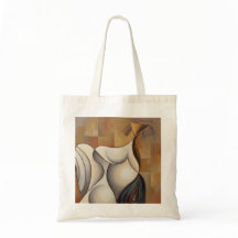 Sac surréaliste : Femme sur roues