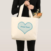 Sac Tante Fière, Bleu (Devant (produit))