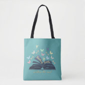 Sac Tote "La Lecture Apaise L'Âme" (Devant)