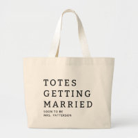 Sac Tote Mariage Nom de la Mariée Sac Tote de Mari