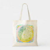 Sac Tote Prière de Sérénité Ange (Dos)