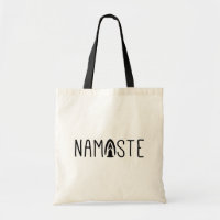 Sac Tote Salutation Namaste Yoga Moderne