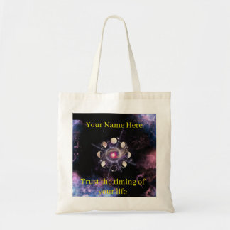 Sac Totebag Phases lunaires – Géométrie sacrée & P