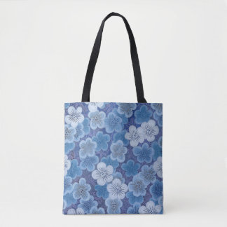 Sac ToteKasho Sansui Motif Japonais Vintage