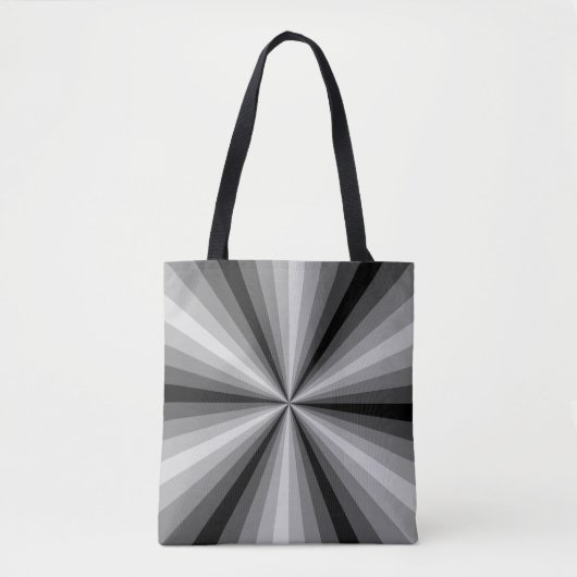 Sac tout-dessus noir illusion optique (Devant)